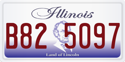 IL license plate B825097