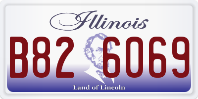 IL license plate B826069
