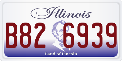 IL license plate B826939