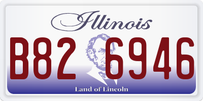 IL license plate B826946