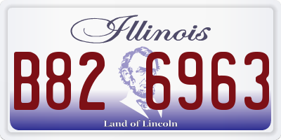 IL license plate B826963
