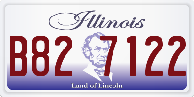 IL license plate B827122