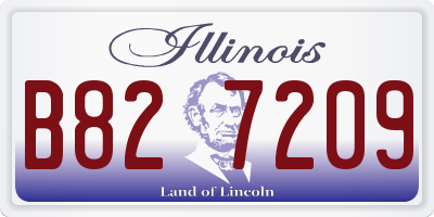IL license plate B827209