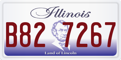 IL license plate B827267