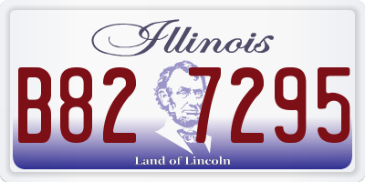 IL license plate B827295