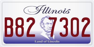 IL license plate B827302