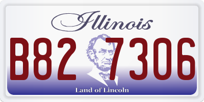 IL license plate B827306