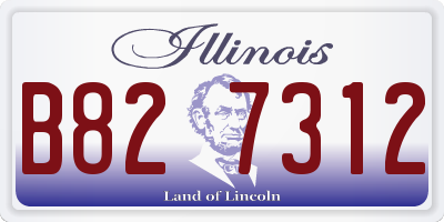 IL license plate B827312