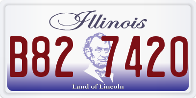 IL license plate B827420