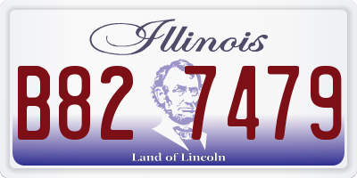 IL license plate B827479