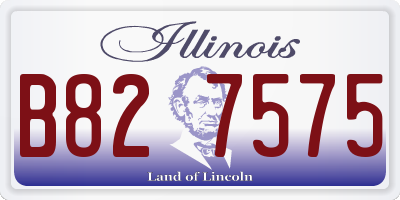 IL license plate B827575