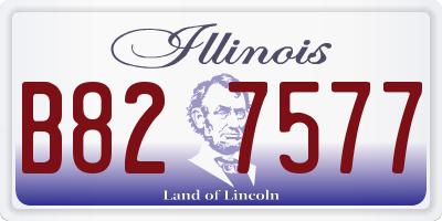 IL license plate B827577