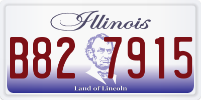 IL license plate B827915