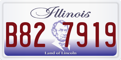 IL license plate B827919