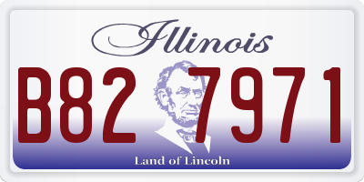 IL license plate B827971