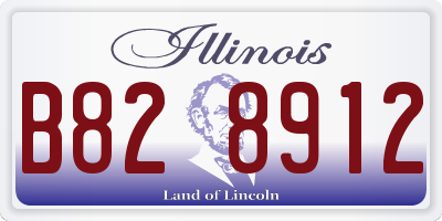 IL license plate B828912