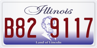 IL license plate B829117
