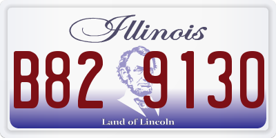 IL license plate B829130