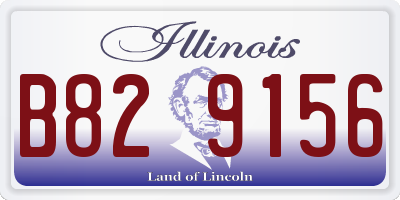 IL license plate B829156