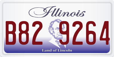 IL license plate B829264