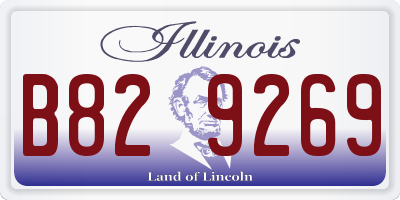 IL license plate B829269