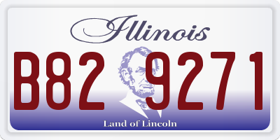 IL license plate B829271