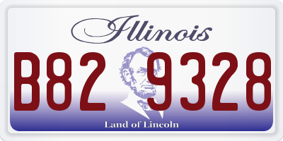 IL license plate B829328