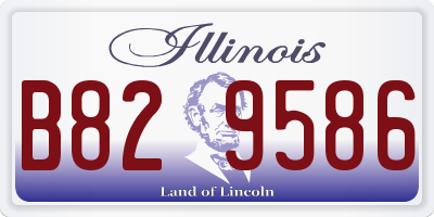 IL license plate B829586