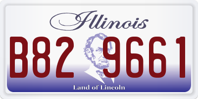 IL license plate B829661