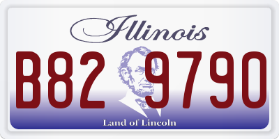 IL license plate B829790