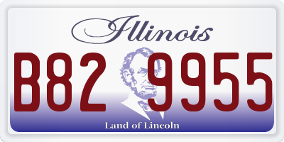 IL license plate B829955