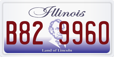 IL license plate B829960