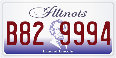 IL license plate B829994