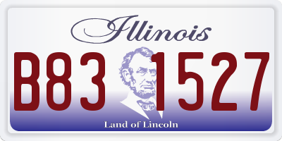 IL license plate B831527