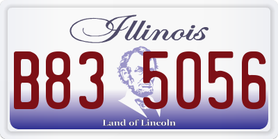 IL license plate B835056