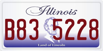 IL license plate B835228