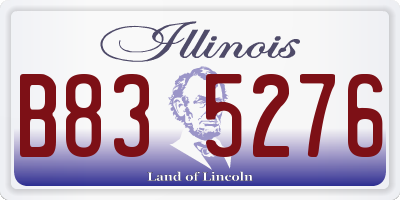 IL license plate B835276