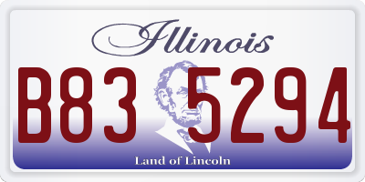 IL license plate B835294