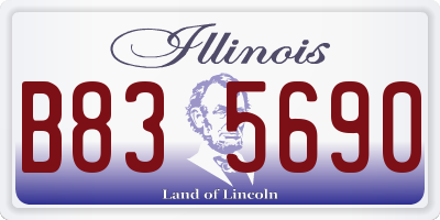 IL license plate B835690