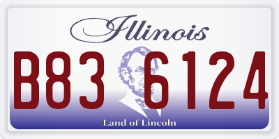 IL license plate B836124