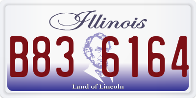 IL license plate B836164