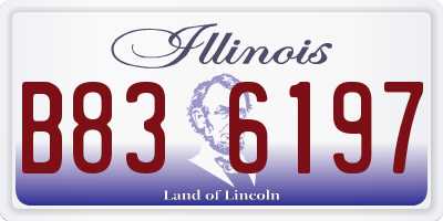 IL license plate B836197