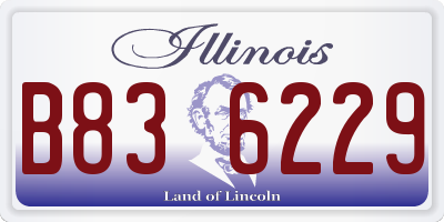 IL license plate B836229