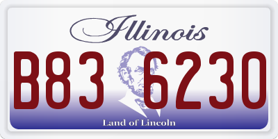 IL license plate B836230