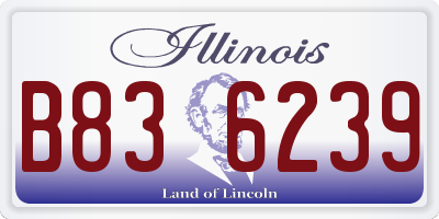 IL license plate B836239