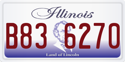 IL license plate B836270
