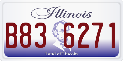 IL license plate B836271