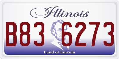 IL license plate B836273