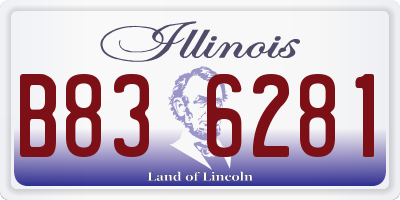 IL license plate B836281