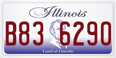 IL license plate B836290